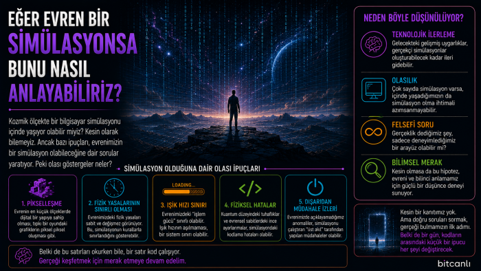 Eğer Evren Bir Simülasyonsa Bunu Nasıl Anlayabiliriz?
